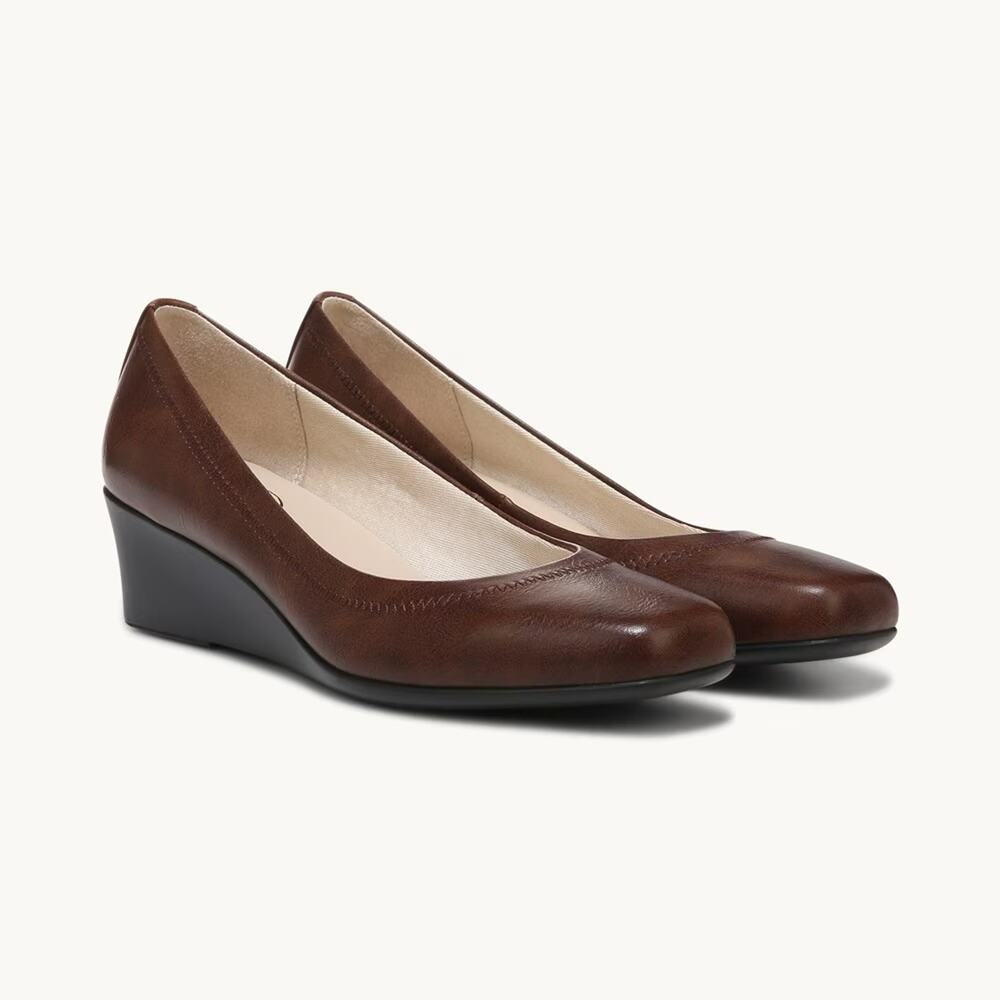 LifeStride Groovy Women’s Wedge Slip On Heels - Size 10
